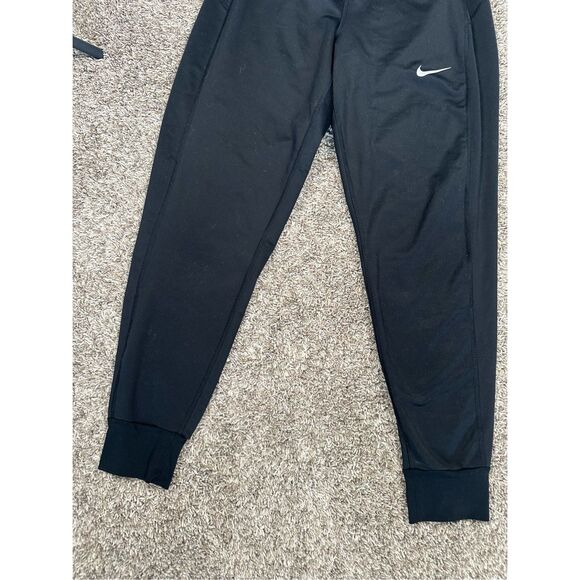 Nike Dri-Fit Thermal Fleece Jogger Sweatpants Black Women’s Size Small - Picture 10 of 11